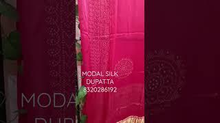 MODAL SILK DUPATTA #reels #shorts #fashion #ajrakh #youtubeshorts #dupatta #navratri #onlineshopping