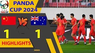  CHINA U19 vs Australia U19 | Highlights | PANDA CUP 16-11-2024