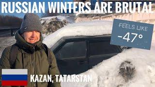 Russian winters are BRUTAL - Kazan, Tatarstan