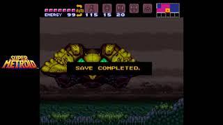 Super Metroid [SNES] Playthrough #04, Wrecked Ship: Phantoon; Gravity Suit