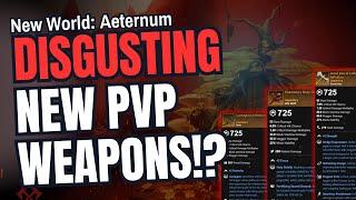 New World Aeternum: ALL New PvP Weapons Revealed (They're Insane)