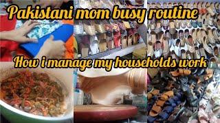 Pakistani mom busy routine with 3 children||How i manage my household work