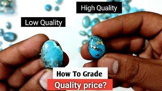 How To Grade Irani feroza Turquoise stone Quality and Price