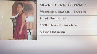 Public viewing to be held for 11-year-old Maria Gonzalez