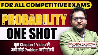 Probability for All Competitive Exams | Probability One Shot | Pre to Mains Complete | Harshal Sir
