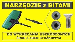 Narzędzie do wykręcania uszkodzonych śrub z łbem stożkowym ENGINEER DBZ-60G