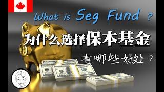 加拿大投资理财! 什么是Segregated fund? 为什么选择保本基金（分离型基金）它有哪些好处?--《小胡子和他的伙伴们》