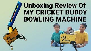 Unboxing Review of My Cricket Buddy Bowling Machine | #cricket #bowlingmachine @rvcricketofficial