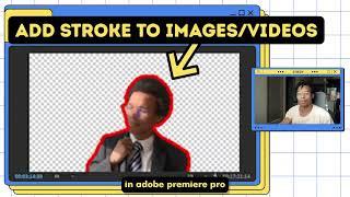 How to Add a Stroke To Images in Premiere Pro | Paint Bucket Effect