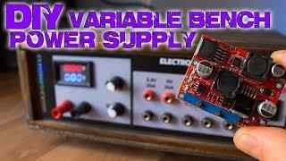 DIY variable bench power supply (less than 10$)