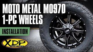 MOTO METAL MO970 1-Piece Wheel - Overview & Installation