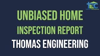 Unbiased Home Inspection Report