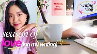 writing romance sub-plots  starting a *new* story, writer self-care & grwm // writing vlog