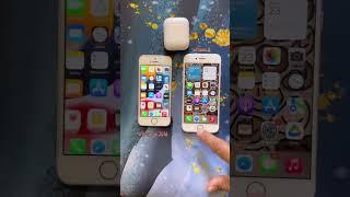 iPhone 8 vs iPhone se 2016 With AirPods 2 #shorts