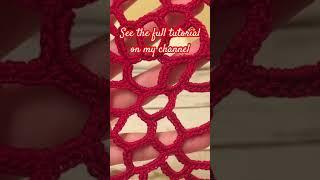 Interesting free hand crochet technique #crochet #olgapoltava #freehandcrochet