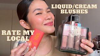 RATING ALL MY LOCAL LIQUID / CREAM BLUSHES | JEN DE LEON