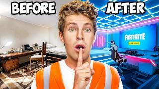 I Built A YouTuber His Dream Gaming Room!