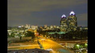 Dunwoody/Sandy Springs Skyline Morning to Night 4K Video