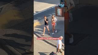 Stylish People on Streets of Marmaris Beach ️