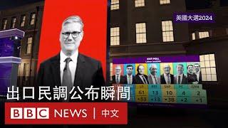 英國大選票站出口民調公佈瞬間——工黨料大勝　施紀賢爵士拜相 － BBC News 中文