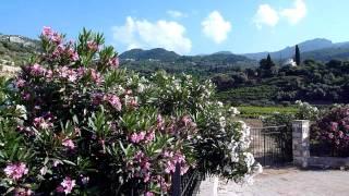 30 seconds spring on Samos: landscape below Vourliotes on the north coast