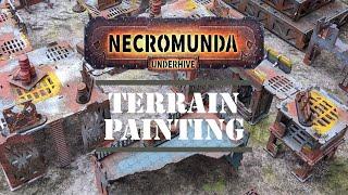 Necromunda - Building our terrain and gaming table - Bunker Tutorial. Warhammer.