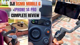 DJI OSMO MOBILE 6 Unboxing and review | Using DJI Osmo 6 with Iphone 14 pro