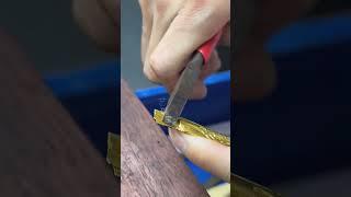  Amazing Skills 24K Gold Bangle bracelet making process  #entertainment #Respect #shorts #gold