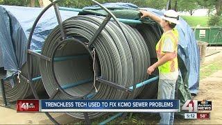 City fixing sewers with trenchless technology