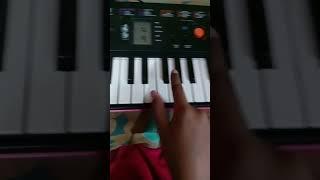 Unholy on piano easy tutorial #piano #pianocover #archisha #song #unholy