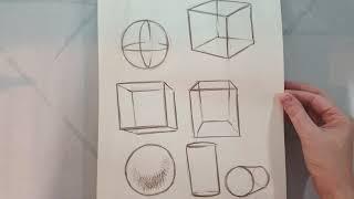 How To Sketch Basic Geometric Shapes