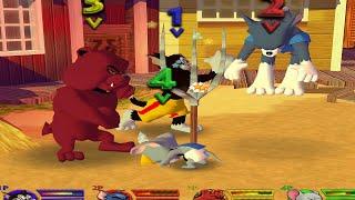 Tom and Jerry in War of the Whiskers HD Butch Vs Spike Vs Tom Vs  Nibbles