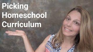 Picking a Homeschool Curriculum