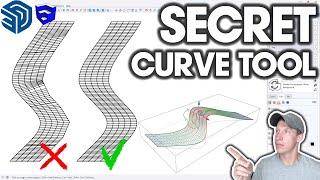 The SECRET TOOL in FredoSpline for Perfect Curves in SketchUp!