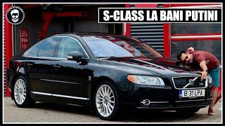 S-CLASS la BANI PUȚINI, cea mai LUXOASĂ LIMUZINĂ VOLVO! S80 4.4 V8 cu MOTOR YAMAHA (+Knorr-Bremse)