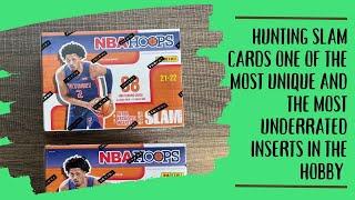 HOLO SLAM CARDS HUNT! 2021- 22 NBA HOOPS BASKETBALL RETAIL!