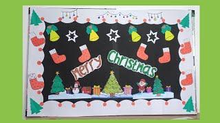 Christmas School Bulletin Board | Christmas day Display Board Idea | Christmas Notice Board  #diy