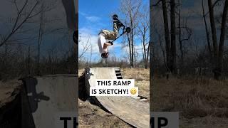 This Ramp Is Sketchy!  ​⁠@HaydenAndersonShorts #shorts #shortvideo #viral #tricks #amazing