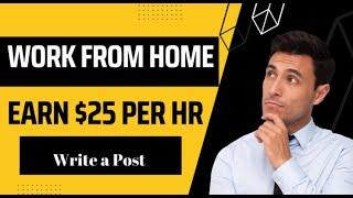 Receive $25 for Sharing Your Work from Home Success Story