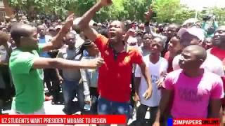 Angry UZ student leaders meet cameras[Funny]