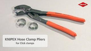 KNIPEX Hose Clamp Pliers for Click clamps (85 51 250 C)