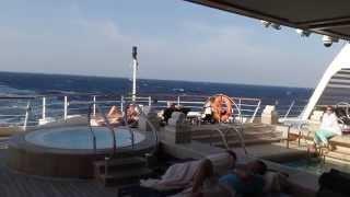 Seabourn Sojourn small pool on deck 5 port side