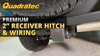 How to Install Quadratec Receiver Hitch and Trailer Wiring for 2018+ Jeep Wrangler JL