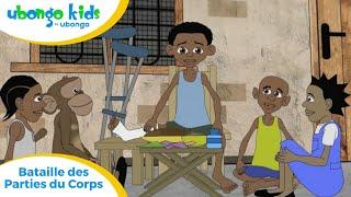 ÉPISODE # 18: Bataille des Parties du Corps! | Ubongo Kids | Dessin animé éducatif d’Afrique