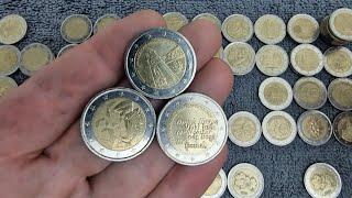 2 euro coin hunt, 1500€ Collectable coins. Rare!