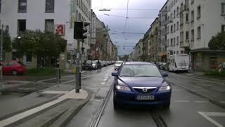 Straßenbahn Karlsruhe - Linie 3/4 - Mitfahrt 13.10.2014