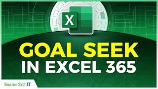 How to Use Goal Seek in Excel 365