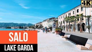 Salò - Italy, Lake Garda - walking tour  | 4K