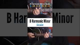 B Harmonic Minor Scale | Guitar Scales for Beginners | Guitar Theory with Aman Verma #learnguitar