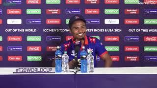 NEPAL VS BANGLADESH POST-MATCH PRESS CONFERENCE || T-20 WORLD CUP